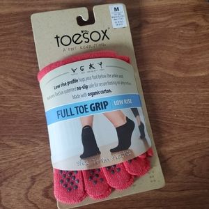 ToeSox Full Toe Grip Low Rise No-Slip Yoga Socks